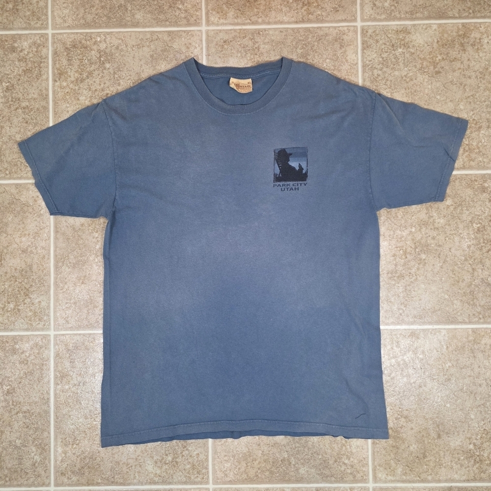 Vintage Park City Utah Mountain Life Beer Graphic T Shirt XL